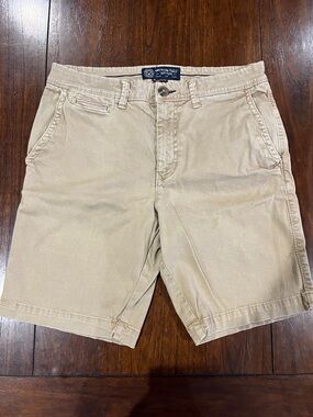 American Eagle Outfitters Tan Flat-Front Men's Shorts